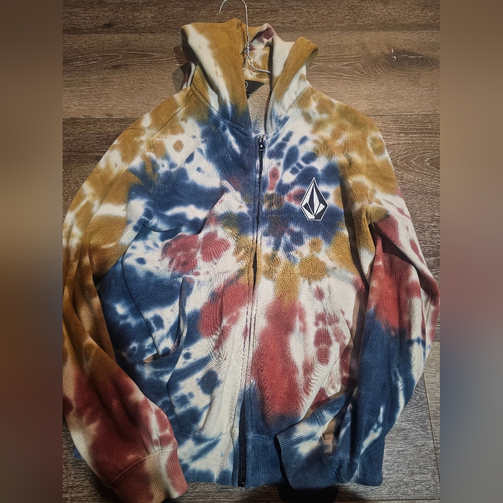 Volcom Multicolor Tie-Dye Hoodie